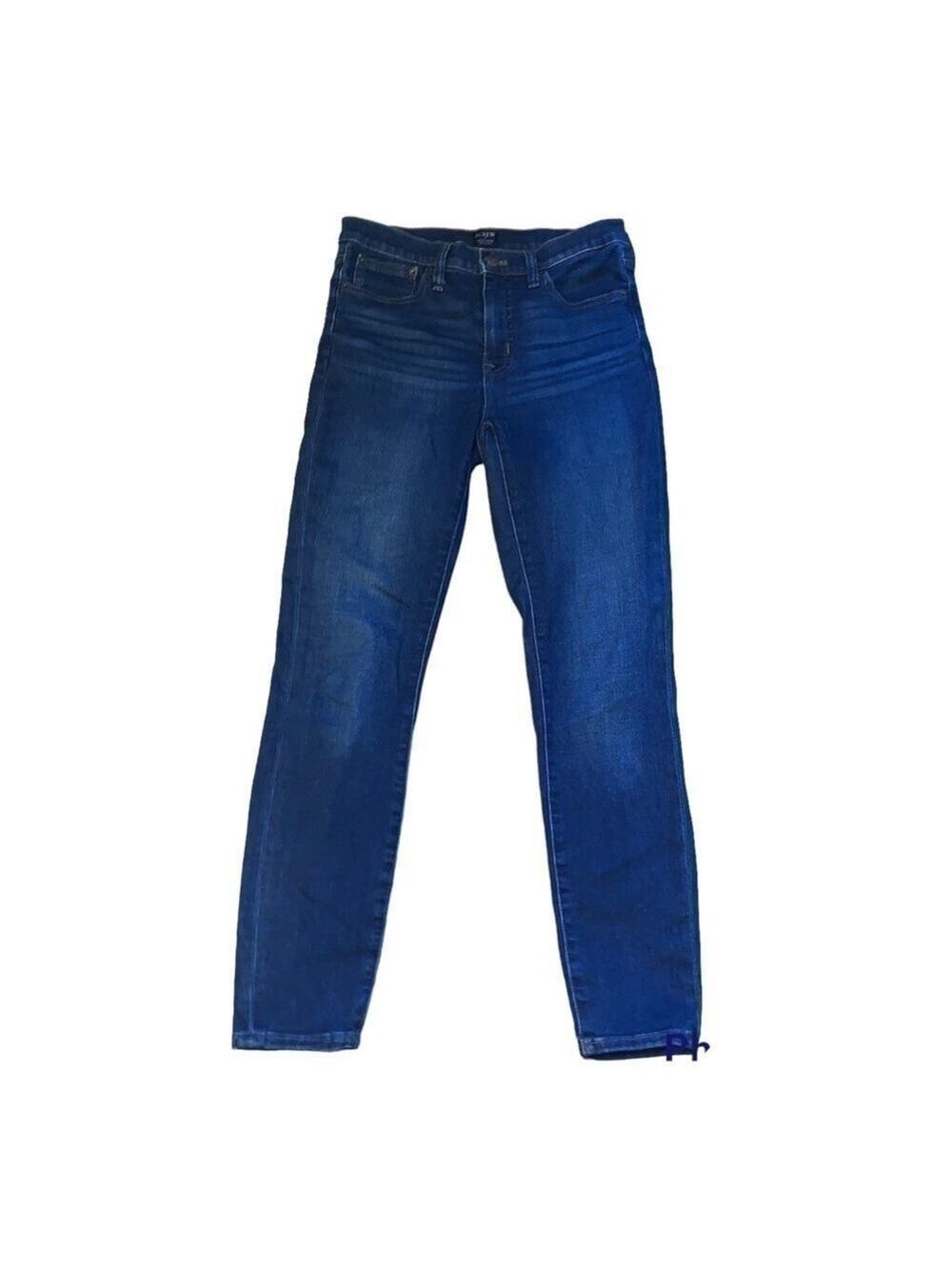 𝅺J. CREW High Rise Dark Wash Skinny Jeans size 27